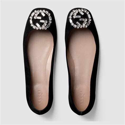 gucci black flats sale